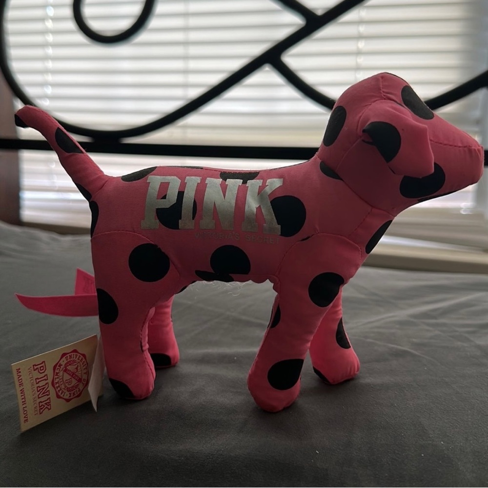 Pink Plush Dog Victorias Secret
